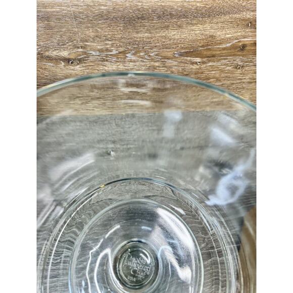 Pampered Chef Trifle Bowl #2832 Glass Bowl & Stand With Plastic Lid with box - Picture 9 of 13